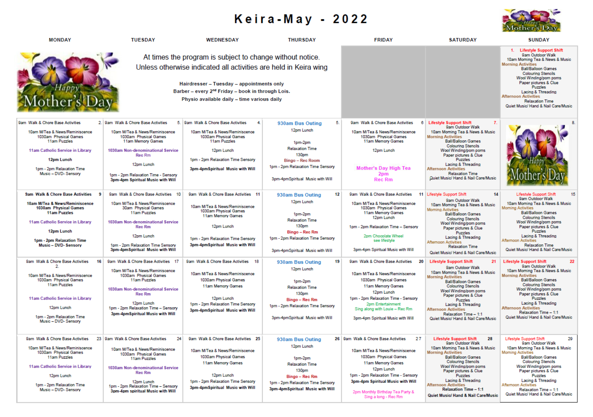 05 May Monthly Program Keira pg1